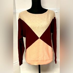 BROOKS BROTHERS 100% Pure Cashmere Large Argyle Women’s Sweater Size: S